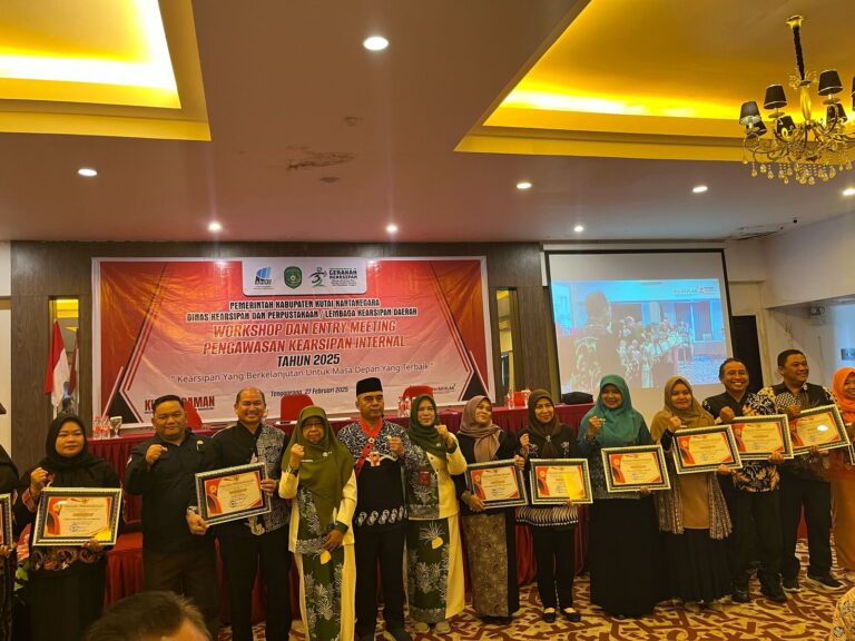 Pemkab Kukar Berkomitmen untuk Meningkatkan Pengawasan Kearsipan melalui Pelaksanaan Workshop dan Entry Meeting.