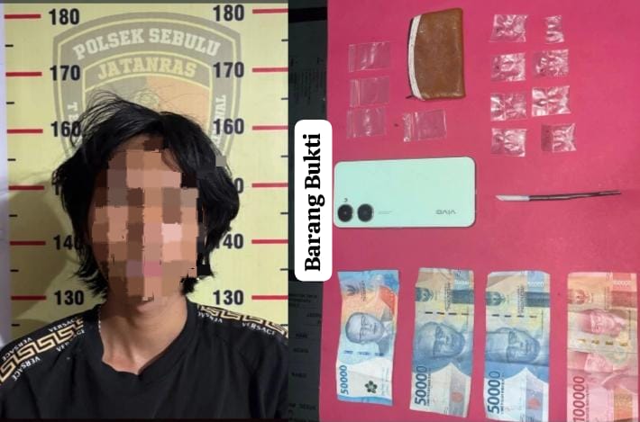 Dompet Cokelat Bongkar Rahasia, Pemuda Sebulu Terciduk Simpan 8 Poket Sabu