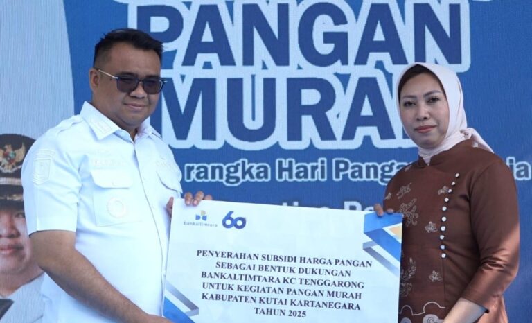 Subsidi dari Bankaltimtara, Harga Pangan di Kukar Terkendali Lewat Gerakan Pangan Murah